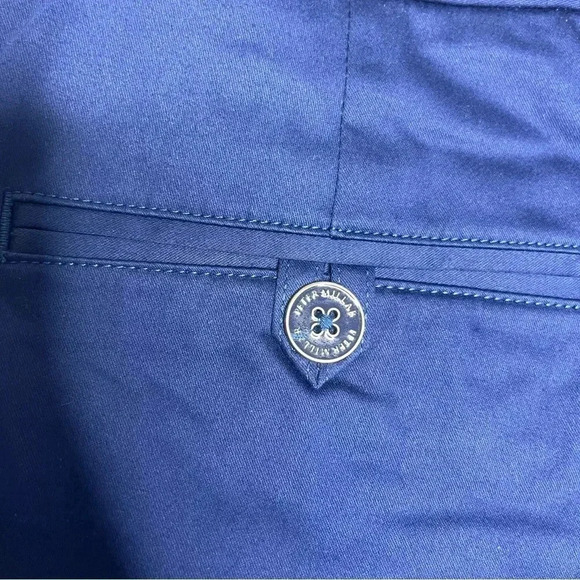 Peter Millar Women's Blue Capri Cropped Golf Pants Size 4 NWT - Picture 3 of 5